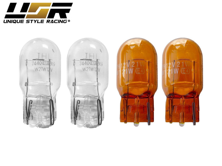 2003 - 2005 Honda Accord 4 Door Sedan JDM Style Black LED Tail Lights