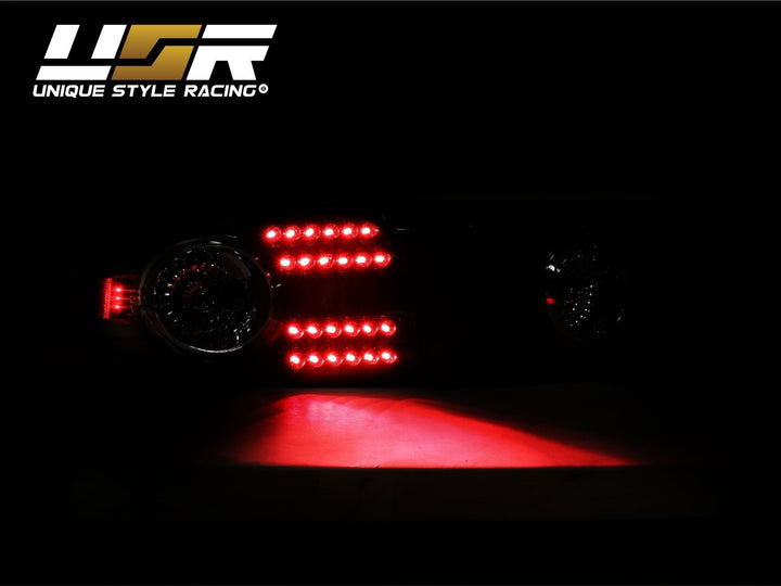 2003 - 2005 Honda Accord 4 Door Sedan JDM Style Black LED Tail Lights