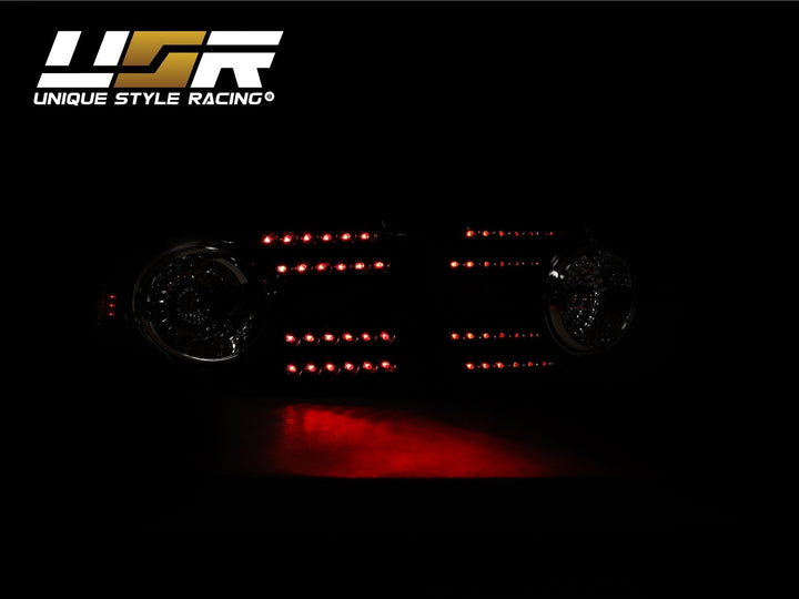 2003 - 2005 Honda Accord 4 Door Sedan JDM Style Black LED Tail Lights
