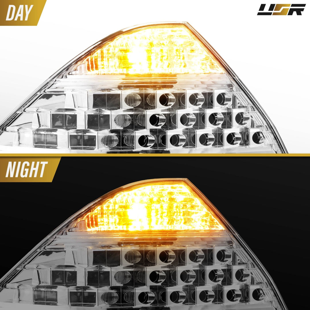 2006 2007 Honda Accord 4D Sedan All Clear Lens LED Tail Lights

#light-source_led