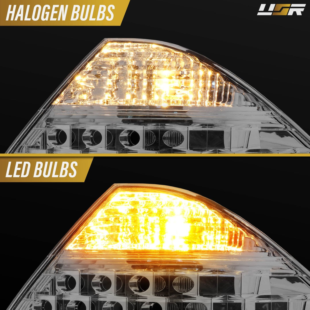 2006 2007 Honda Accord 4D Sedan All Clear Lens LED Tail Lights

#light-source_led