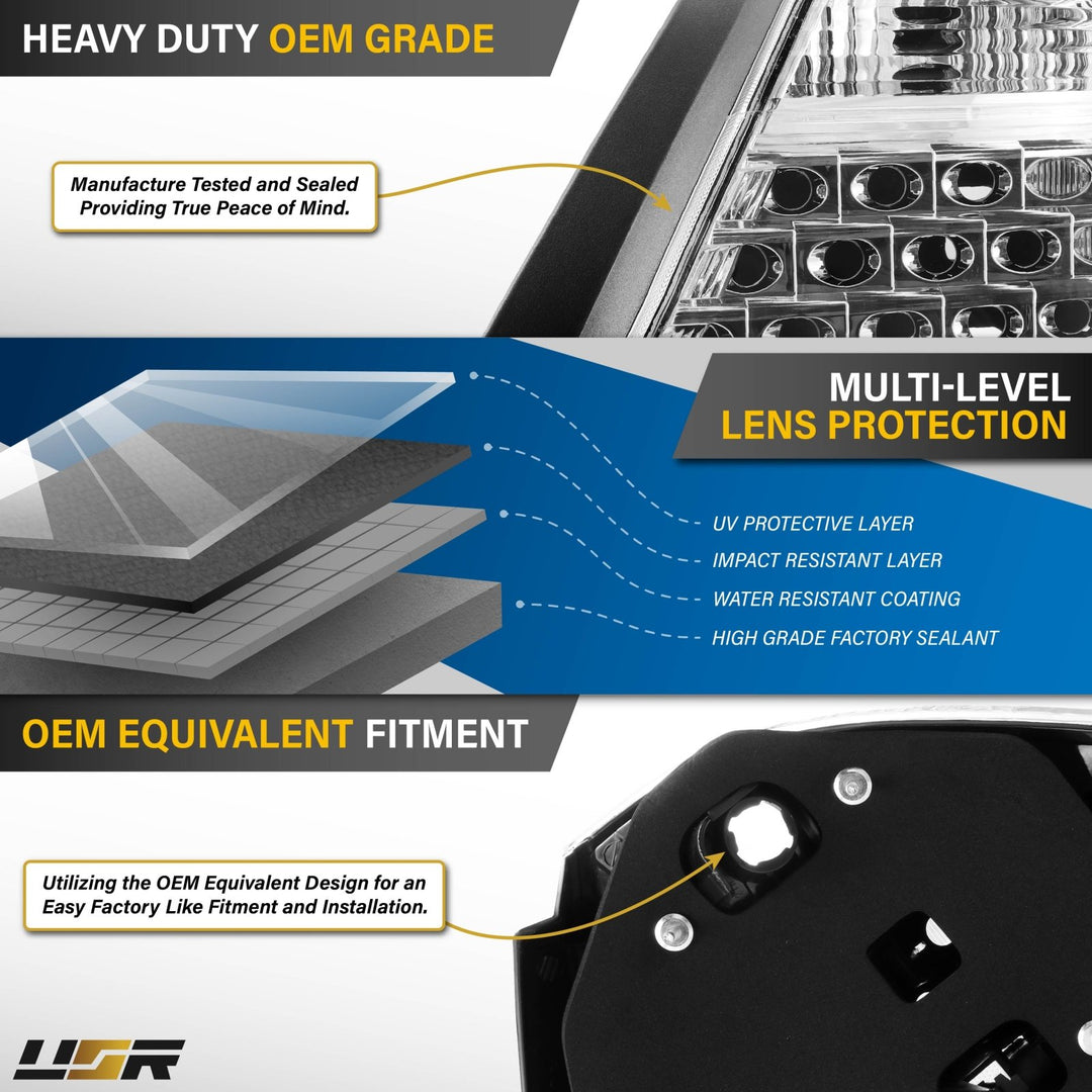 2006 2007 Honda Accord 4D Sedan All Clear Lens LED Tail Lights

#light-source_incandescent