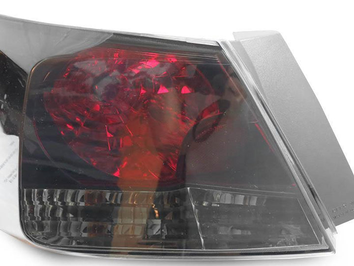 2008 - 2010 Honda Accord 4D Sedan JDM Style Red/Smoke Rear Light Bar Tail Light