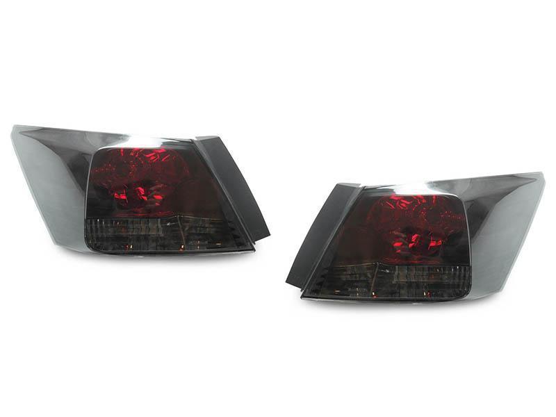 2008 - 2010 Honda Accord 4D Sedan JDM Style Red/Smoke Rear Light Bar Tail Light