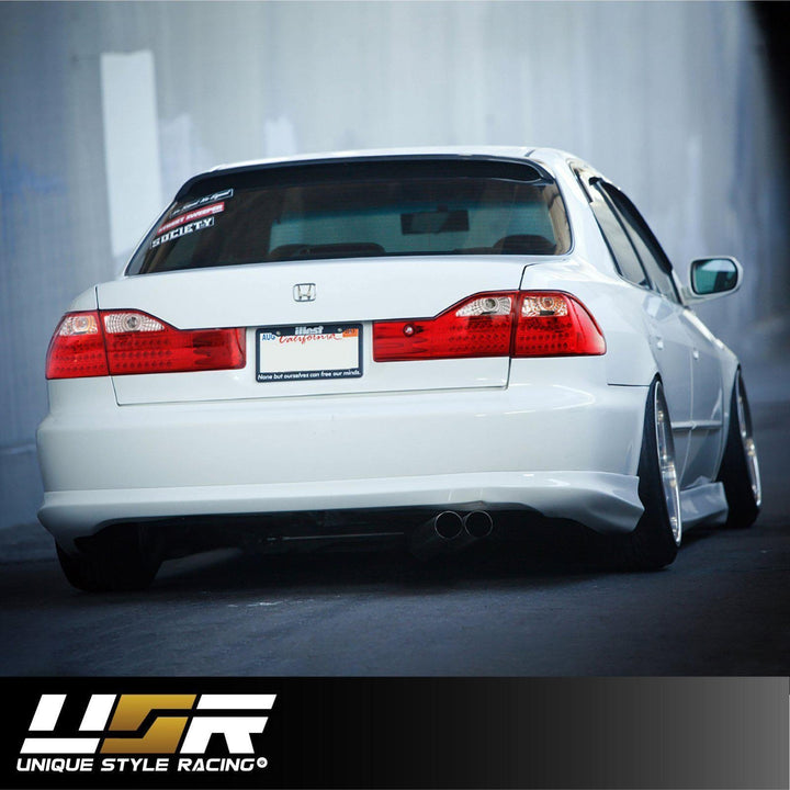1998 - 2000 Honda Accord 4 Door Sedan JDM Style Red/Clear LED Tail Lights