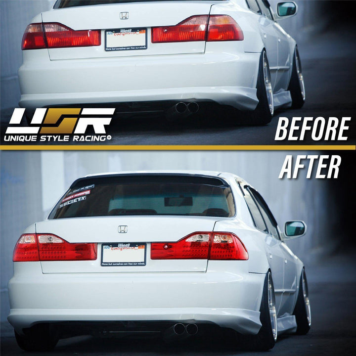 1998 - 2000 Honda Accord 4 Door Sedan JDM Style Red/Clear LED Tail Lights