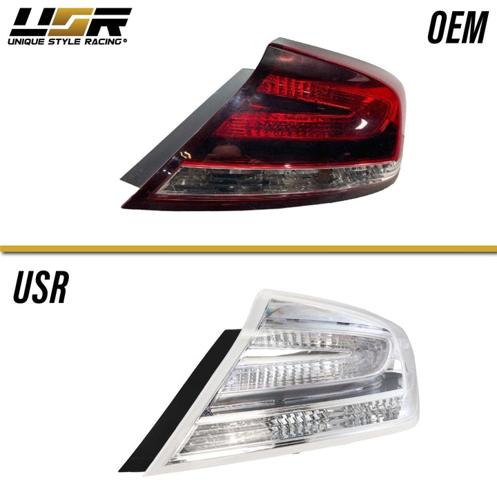2014 - 2015 Honda Civic 2 Door Coupe & SI All Clear Lens Tail Lights