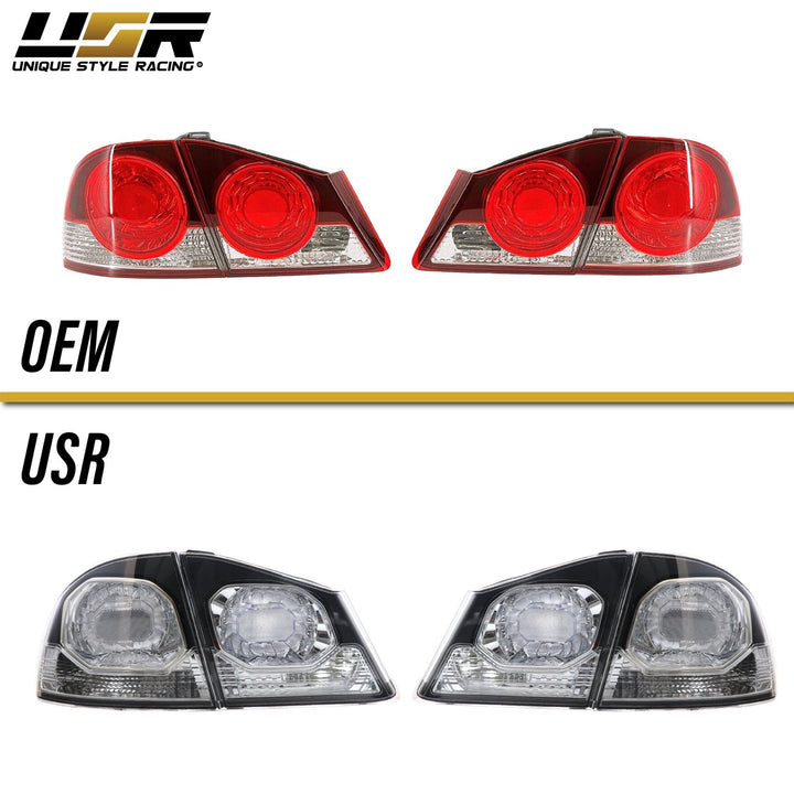 2006 - 2011 Honda Civic 4D Sedan BLACKLINE JDM Spec TypeR Euro Conversion Tail Light