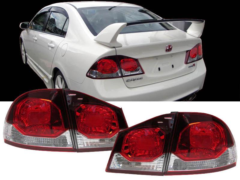 2006 - 2011 Honda Civic 4D Sedan JDM Spec TypeR / Euro Conversion Tail Light