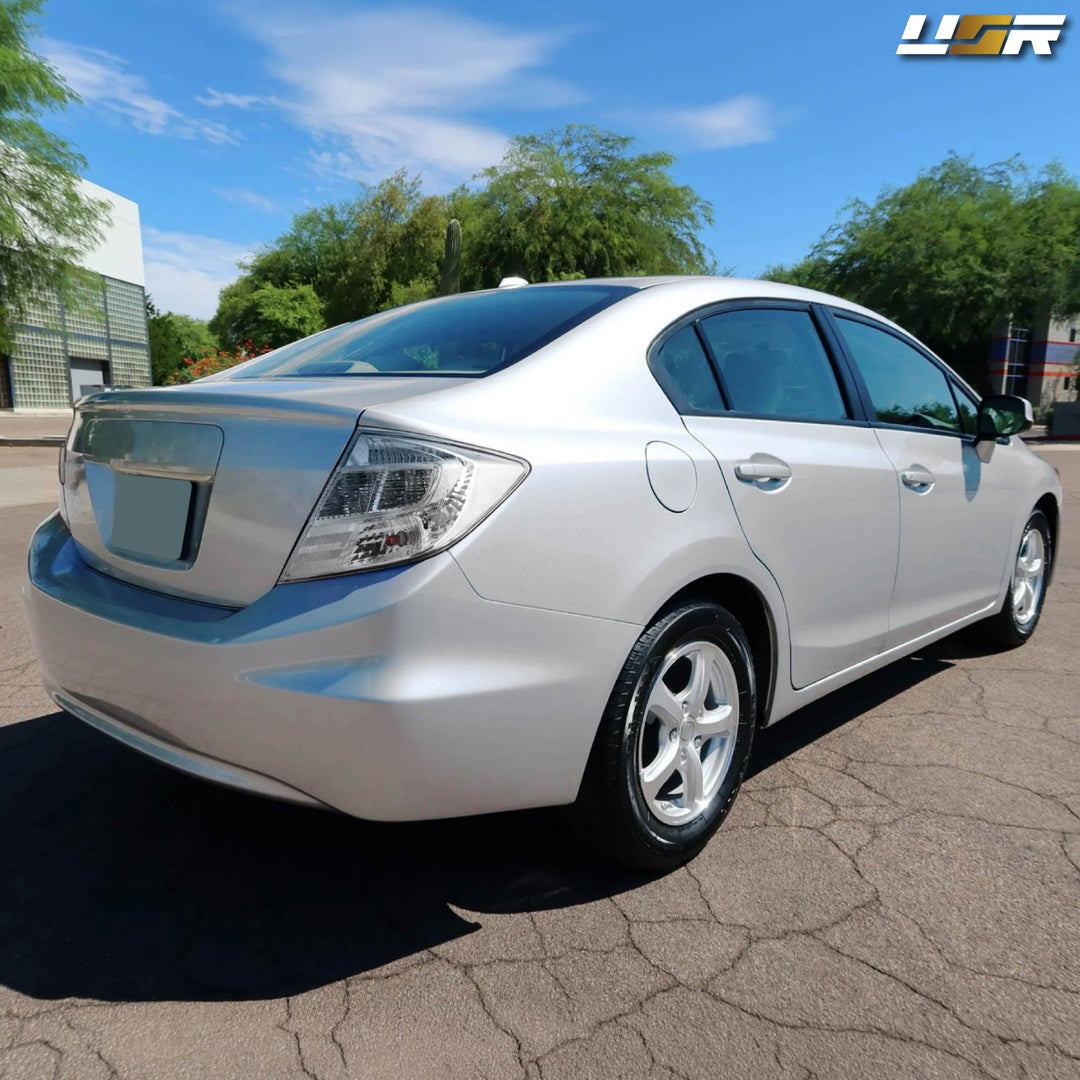 2012 Honda Civic 4D Sedan All Clear Lens Tail Lights