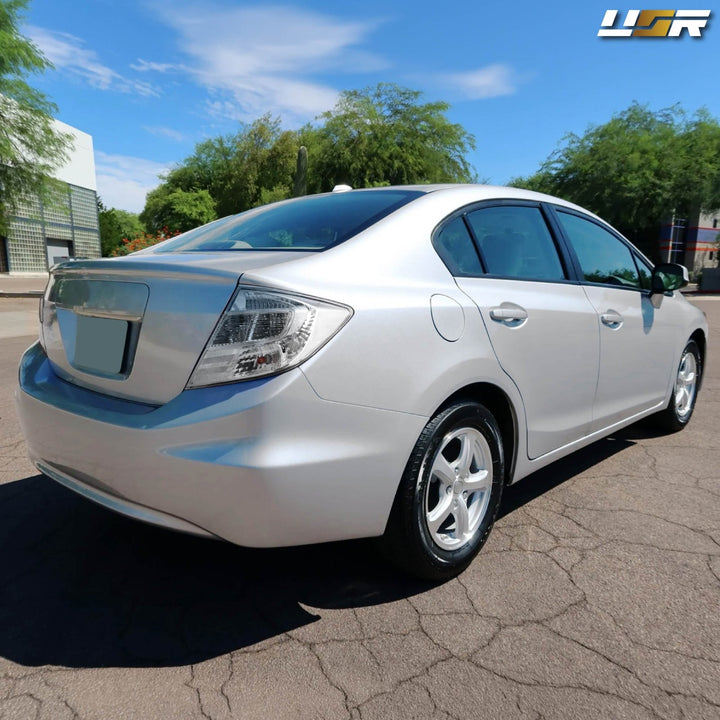 2012 Honda Civic 4D Sedan All Clear Lens Tail Lights