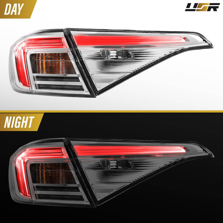 2022-2026 Honda Civic 4D Sedan All Clear Lens LED 4PC Tail Lights