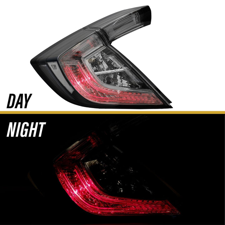 2017 - 2021 Civic FK Hatchback 10th Gen JDM All Clear 4PCS Tail Light