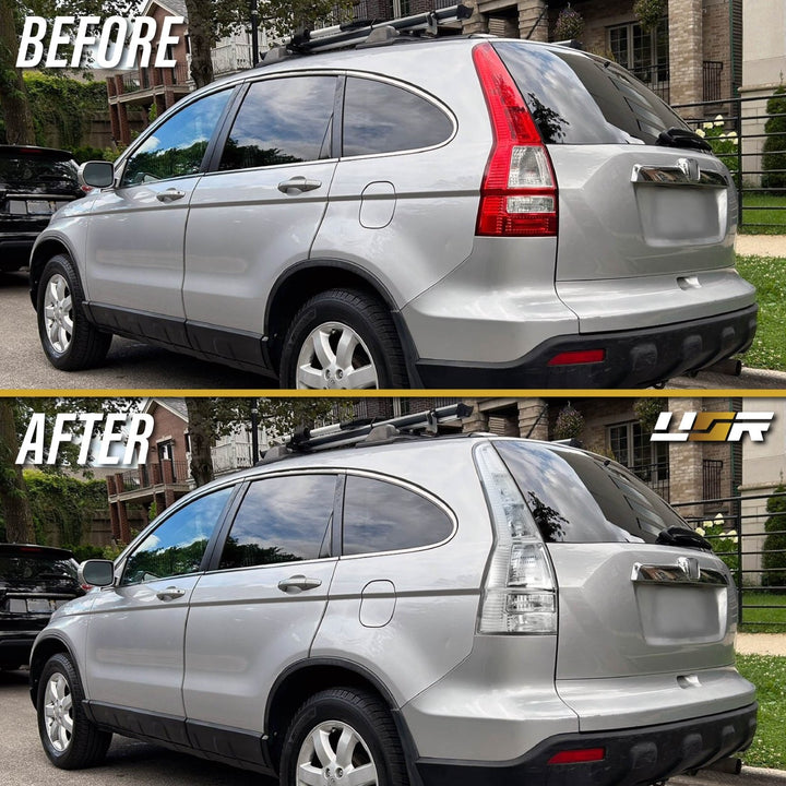2007 2008 2009 2010 2011 Honda  CRV 4D SUV All Clear Lens Tail Lights

#light-source_no-bulbs