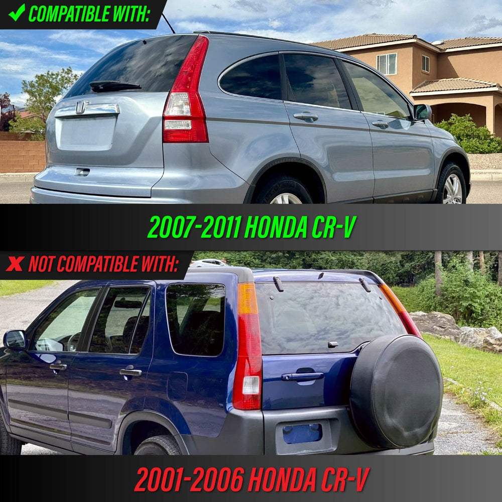2007 2008 2009 2010 2011 Honda  CRV 4D SUV All Clear Lens Tail Lights

#light-source_no-bulbs