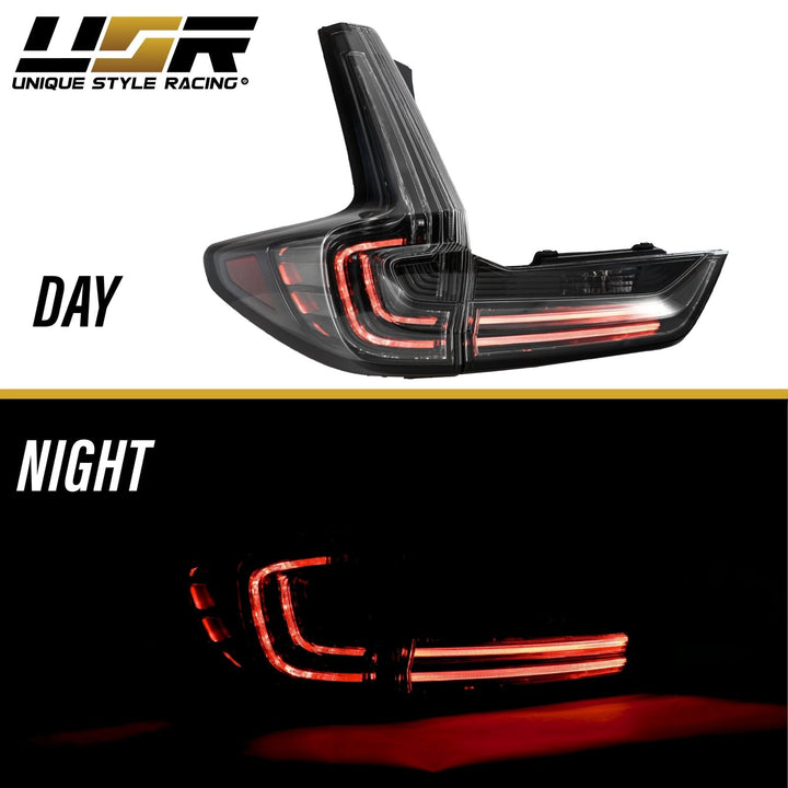 2017 - 2022 Honda CR - V Black Housing Clear Lens LED 4 Piece Tail Lights