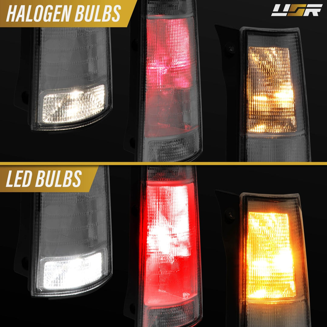 1997 - 2001 Honda CRV CR-V JDM Style All Clear Lens Tail Lights

#light-source_led