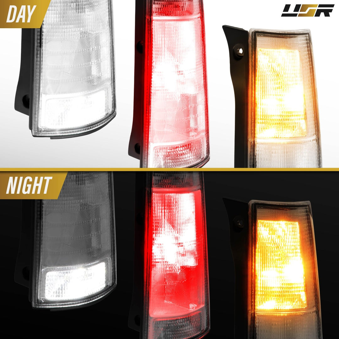 1997 - 2001 Honda CRV CR-V JDM Style All Clear Lens Tail Lights

#light-source_led