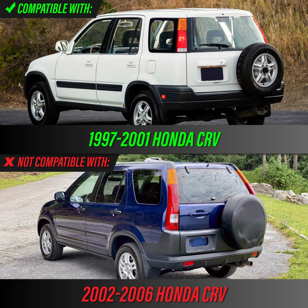1997 - 2001 Honda CRV CR-V JDM Style All Clear Lens Tail Lights

#light-source_led