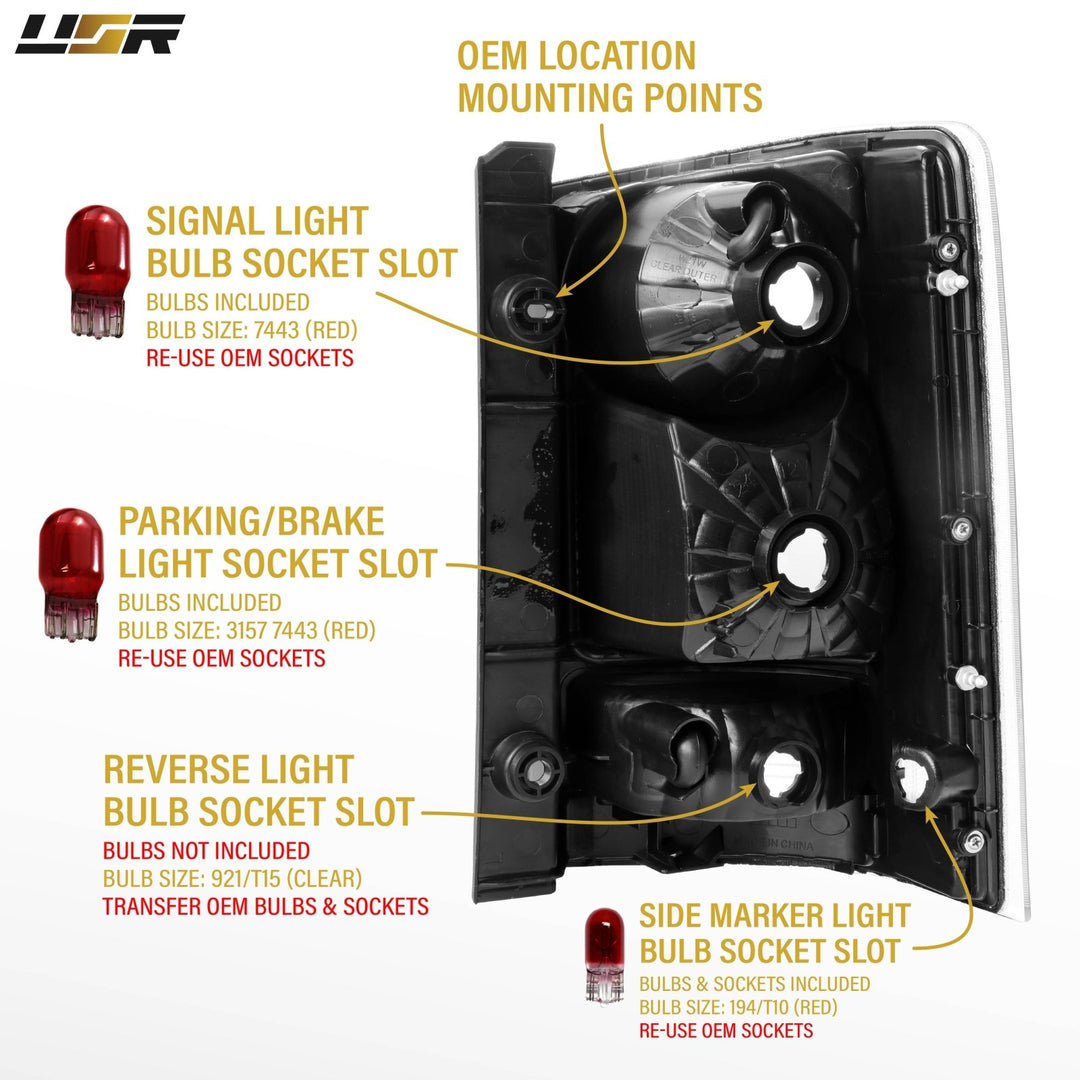 2009 - 2015 Honda Pilot All Clear Lens Tail Lights

#light-source_incandescent