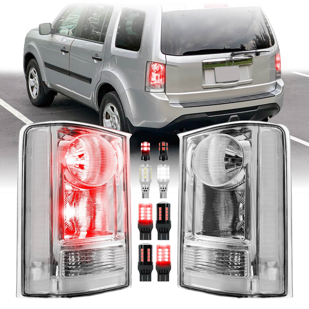 2009 - 2015 Honda Pilot All Clear Lens Tail Lights

#light-source_led
