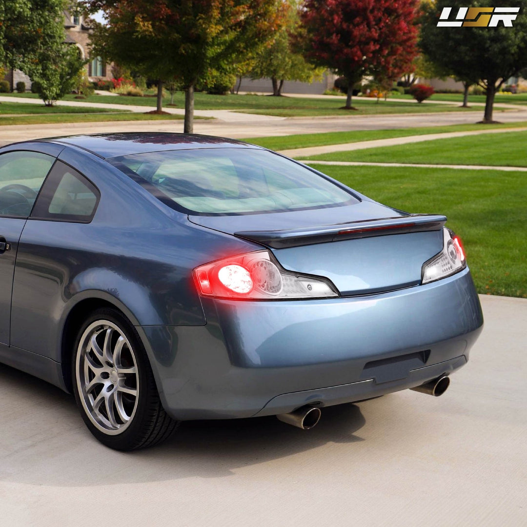 2006 - 2007 Infiniti G35 2 Door Coupe All Clear Lens LED Tail Lights

#light-source_led