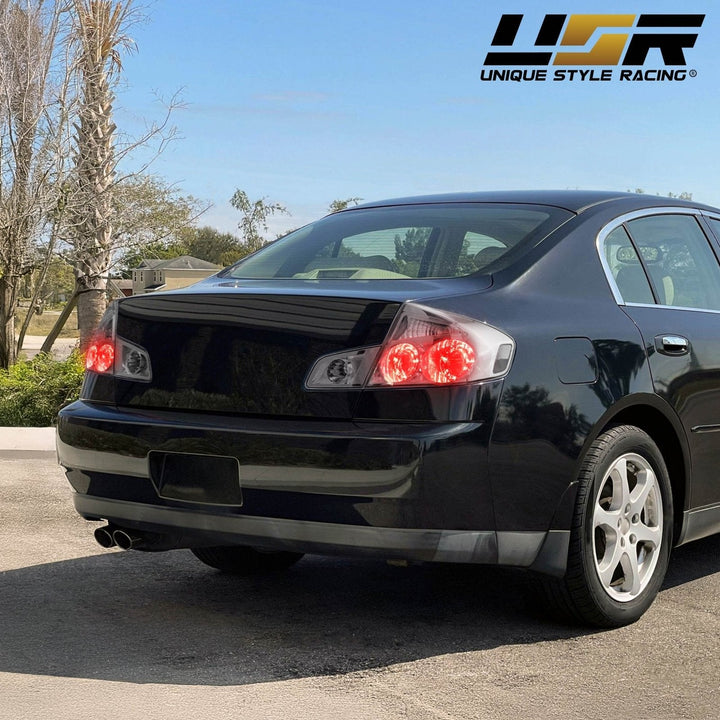 2003 - 2006 Infiniti G35 4 Door Sedan All Clear Lens 4 Piece Tail Lights