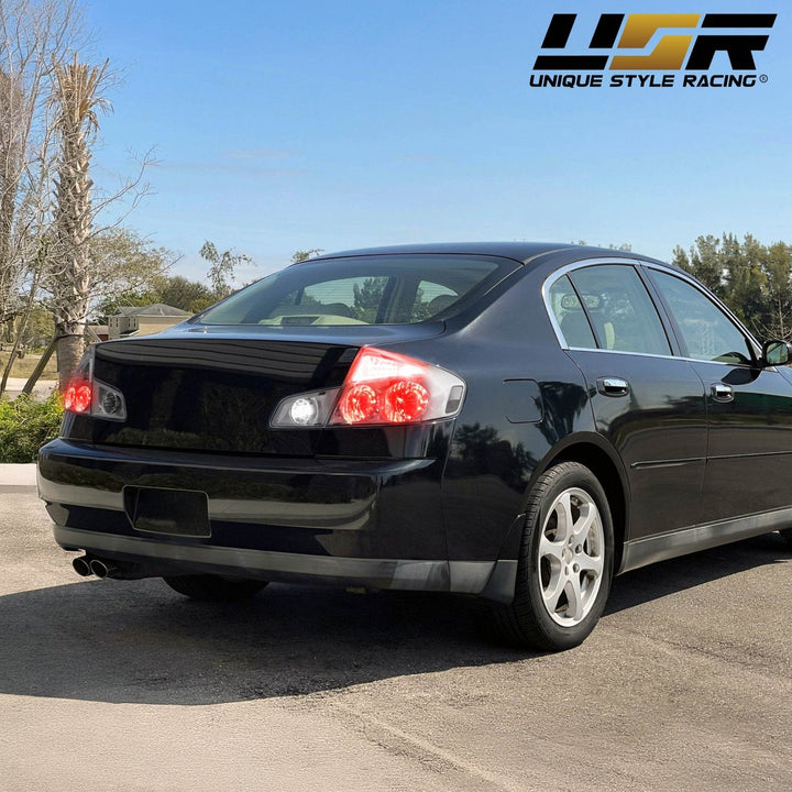 2003 - 2006 Infiniti G35 4 Door Sedan All Clear Lens 4 Piece Tail Lights
