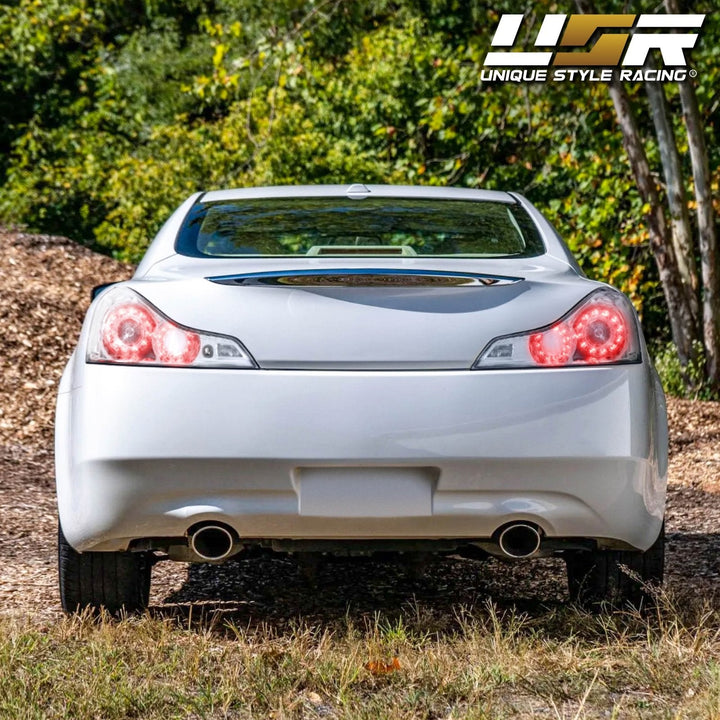 2008 - 2013 Infiniti G37 & 2014 - 2015 Infiniti Q60 2 Door Coupe All Clear Lens Tail Lights