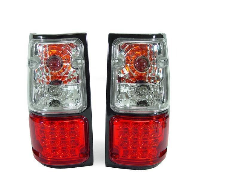 1988 - 1995 Isuzu Pickup / 1991 - 1997 Rodeo / 1994 - 1997 Honda Passport JDM LED Red / Clear Lens Tail Lights