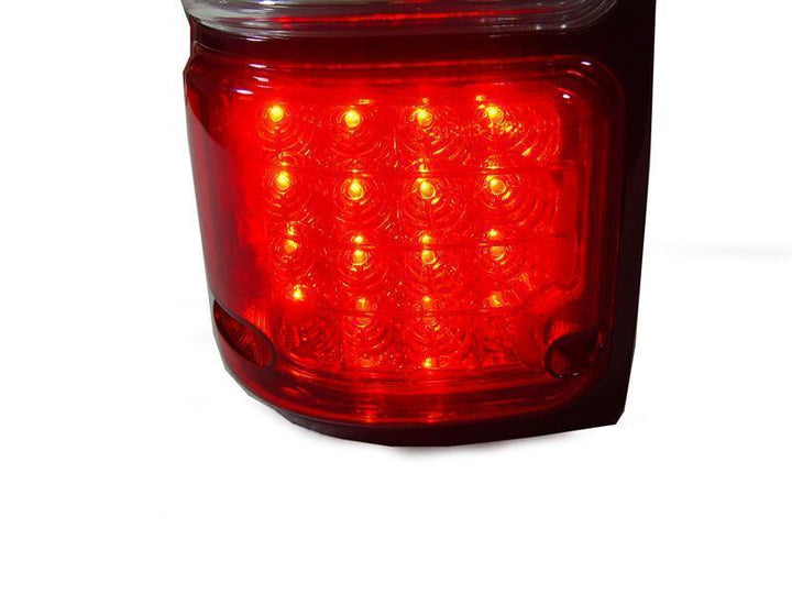 1988 - 1995 Isuzu Pickup / 1991 - 1997 Rodeo / 1994 - 1997 Honda Passport JDM LED Red / Clear Lens Tail Lights