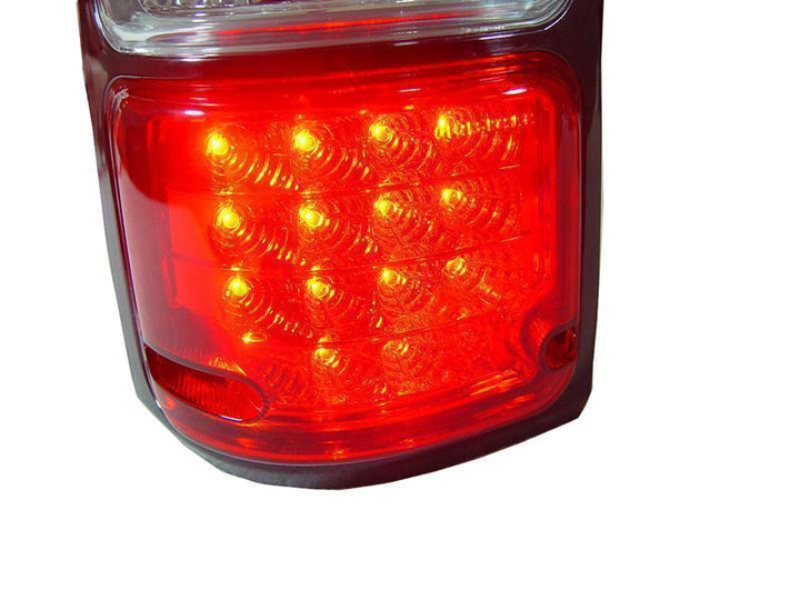 1988 - 1995 Isuzu Pickup / 1991 - 1997 Rodeo / 1994 - 1997 Honda Passport JDM LED Red / Clear Lens Tail Lights