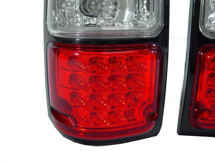 1988 - 1995 Isuzu Pickup / 1991 - 1997 Rodeo / 1994 - 1997 Honda Passport JDM LED Red / Clear Lens Tail Lights