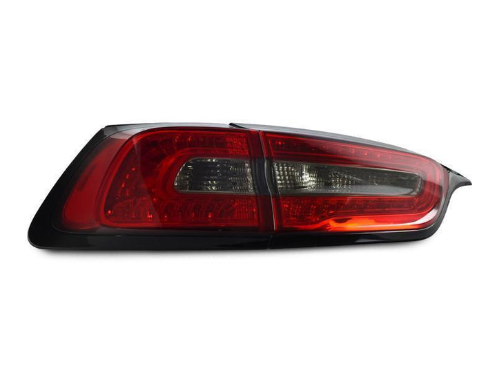 2014 - 2017 Jeep Cherokee KL Red/Smoke Lens Rear 4 Pieces Inner + Outer LED Tail Lights