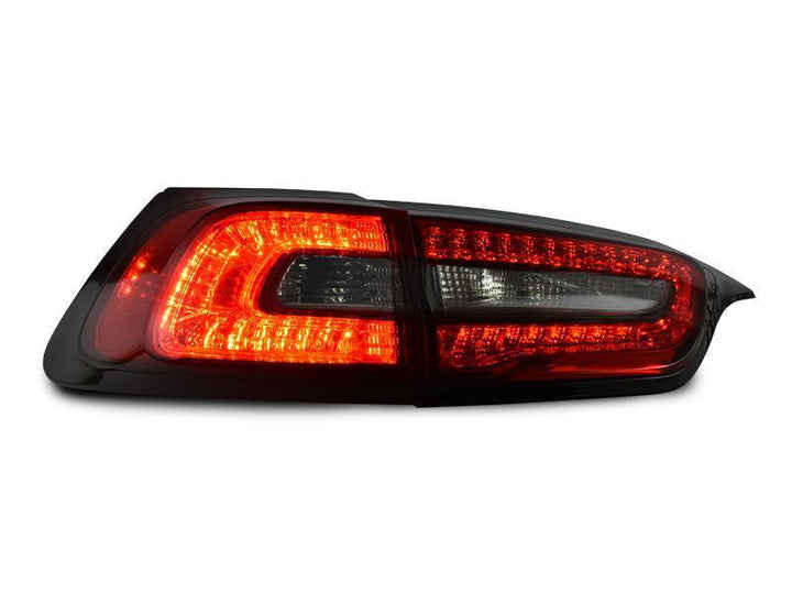 2014 - 2017 Jeep Cherokee KL Red/Smoke Lens Rear 4 Pieces Inner + Outer LED Tail Lights