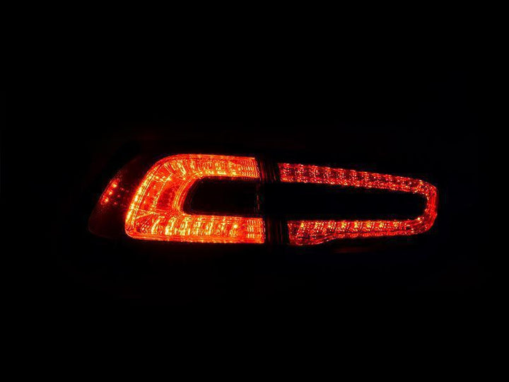 2014 - 2017 Jeep Cherokee KL Red/Smoke Lens Rear 4 Pieces Inner + Outer LED Tail Lights