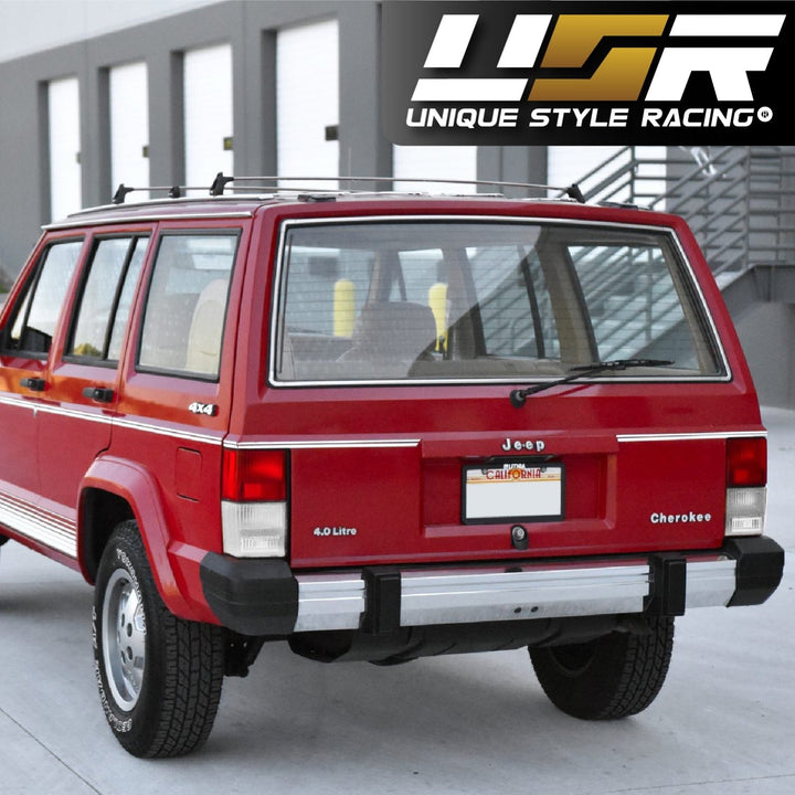 1984 - 1996 Jeep Cherokee XJ Red / Clear Lens Tail Lights