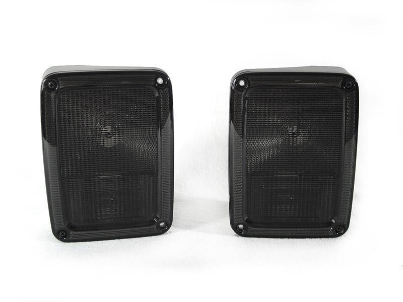2007 - 2017 Jeep Wrangler JK Clear or Smoke Lens Tail Lights
