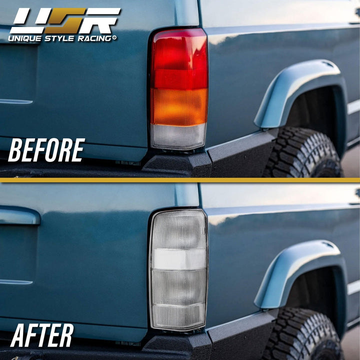 1997 - 2001 Jeep Cherokee XJ All Clear Tail Lights