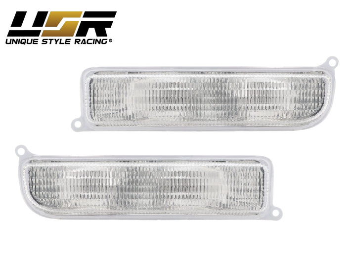 1997 - 2001 Jeep Cherokee XJ All Clear Tail Lights + Bumper Lights + Corner Lights 6PC COMBO