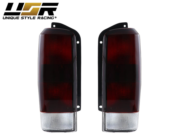1997 - 2001 Jeep Cherokee XJ Red/Smoke Lens Tail Lights