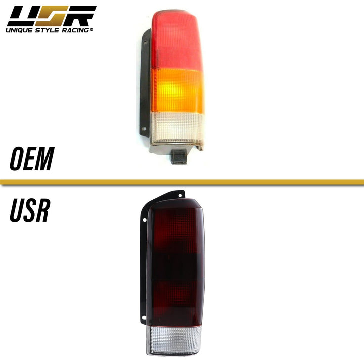 1997 - 2001 Jeep Cherokee XJ Red/Smoke Lens Tail Lights