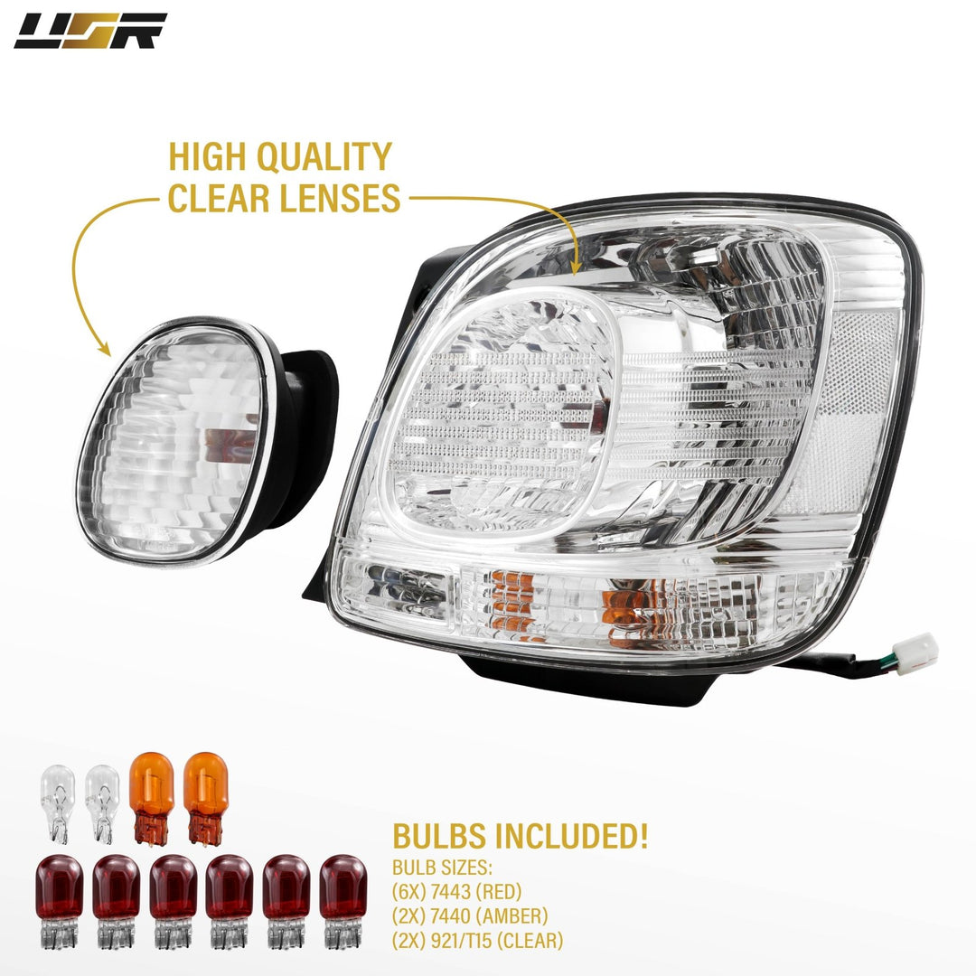 1998-2005 Lexus GS300 / 400 / 430 All Clear Lens 4PC Tail Lights
#light-source_incandescent