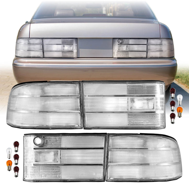 1990 - 1994 Lexus LS400 All Clear Lens 4PC Tail Light
