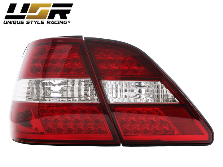 2001 - 2003 Lexus LS430 JDM Style Red/Clear LED Rear Tail Light Set