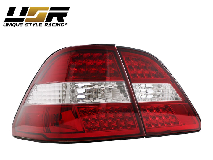 2001 - 2003 Lexus LS430 JDM Style Red/Clear LED Rear Tail Light Set