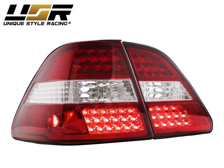 2001 - 2003 Lexus LS430 JDM Style Red/Clear LED Rear Tail Light Set