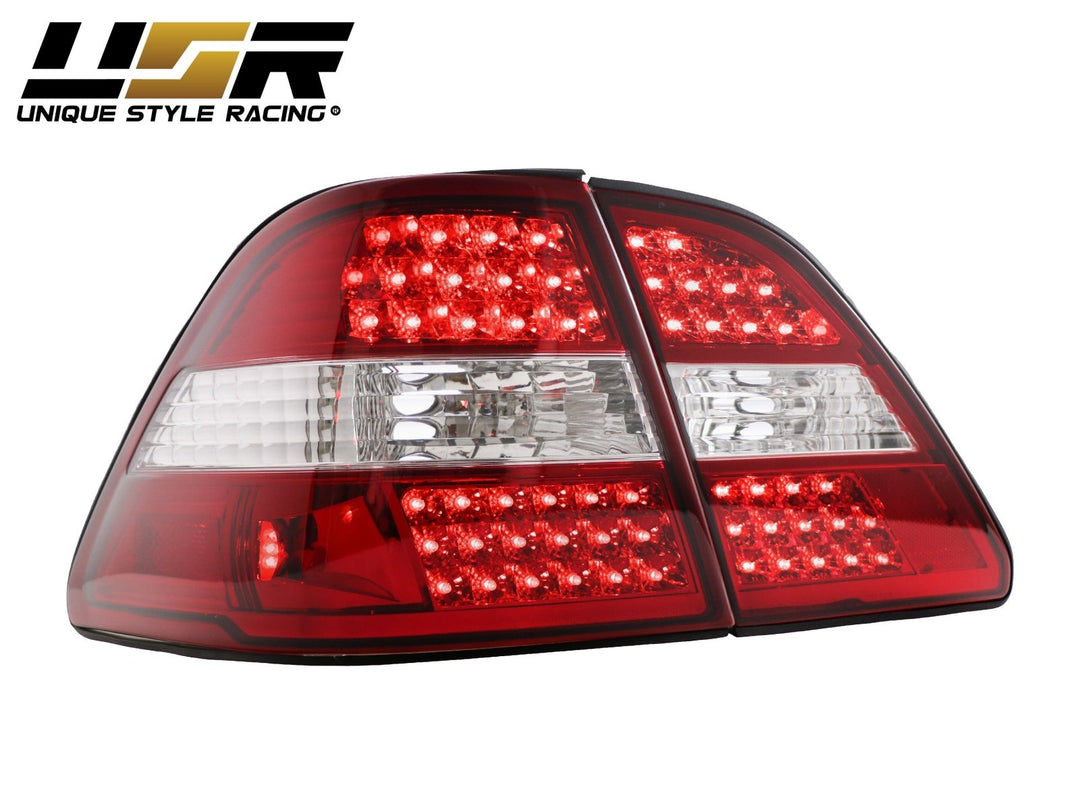 2001 - 2003 Lexus LS430 JDM Style Red/Clear LED Rear Tail Light Set