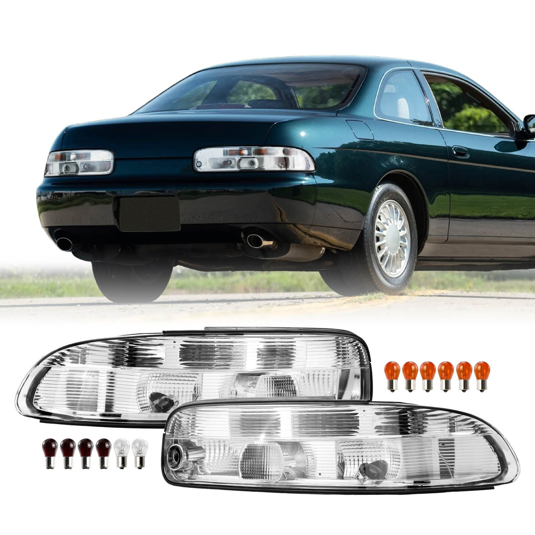 1991-1994 Lexus SC300 / SC400 All Clear Lens Tail Lights
#light-source_incandescent