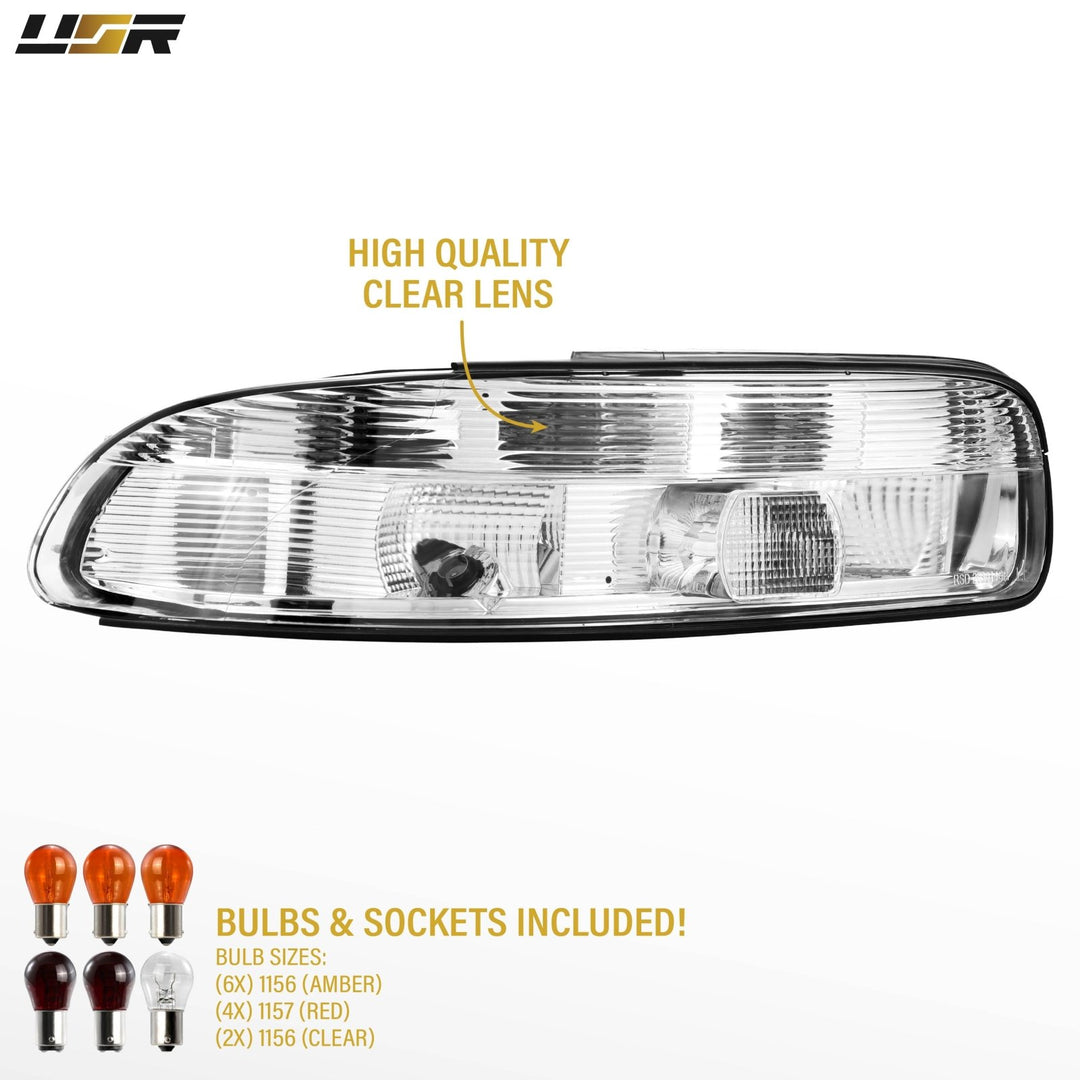 1991-1994 Lexus SC300 / SC400 All Clear Lens Tail Lights
#light-source_incandescent